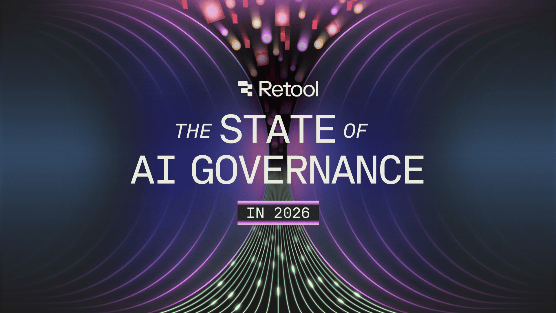 Report cover for 'The State of AI Governance in 2026' by Retool.