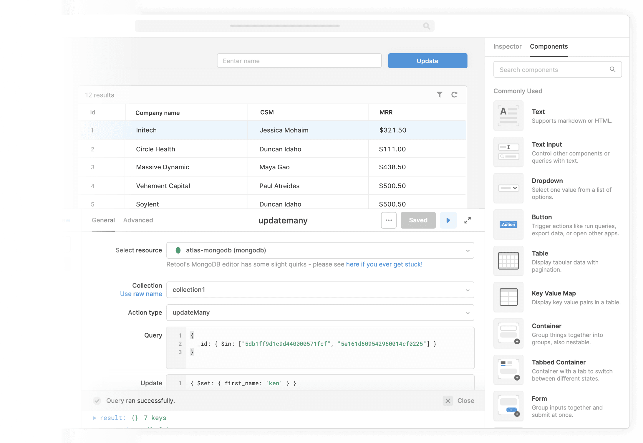 A fast and simple MongoDB admin web interface