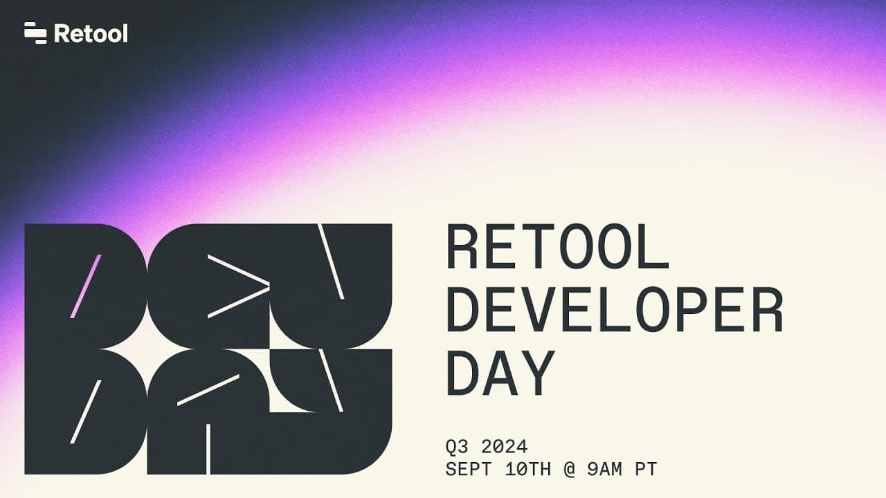 Retool Developer Day: Q3 2024 Release